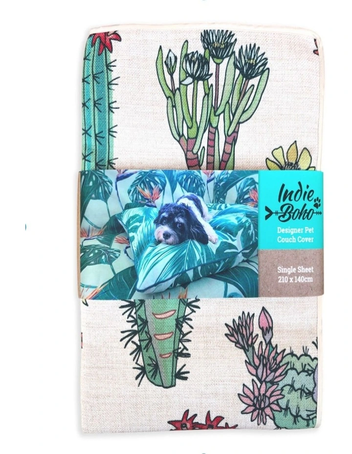 Desert Cacti Couch Throw