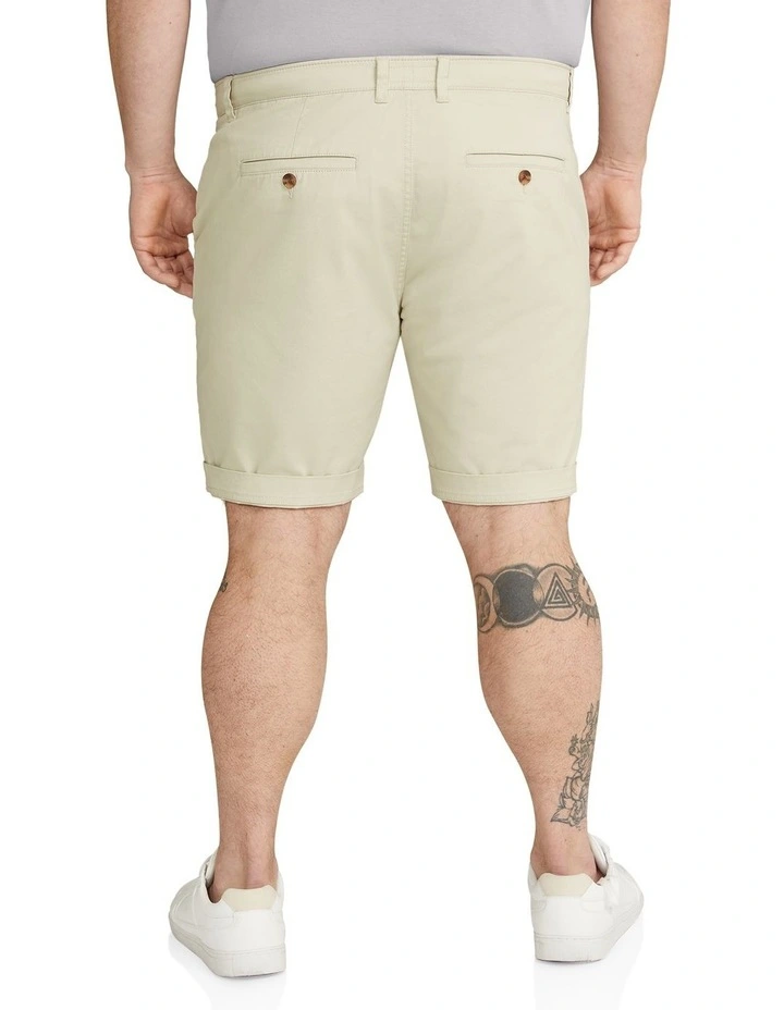 Gibson Stretch Chino Short in Stone