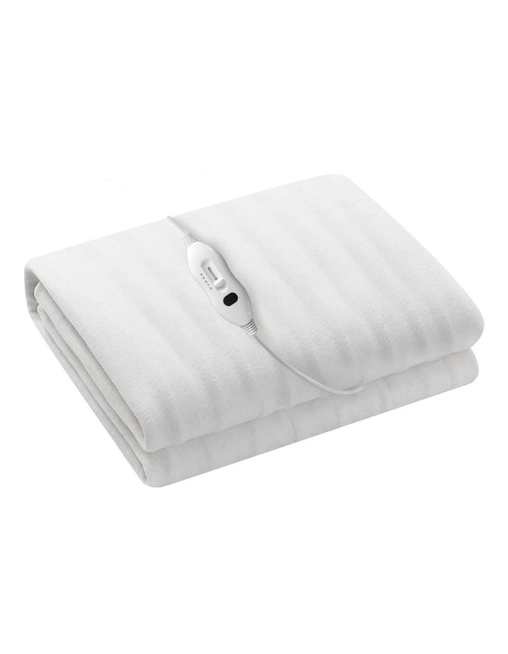 Fully Fitted Polyesterc Electric Blanket in White