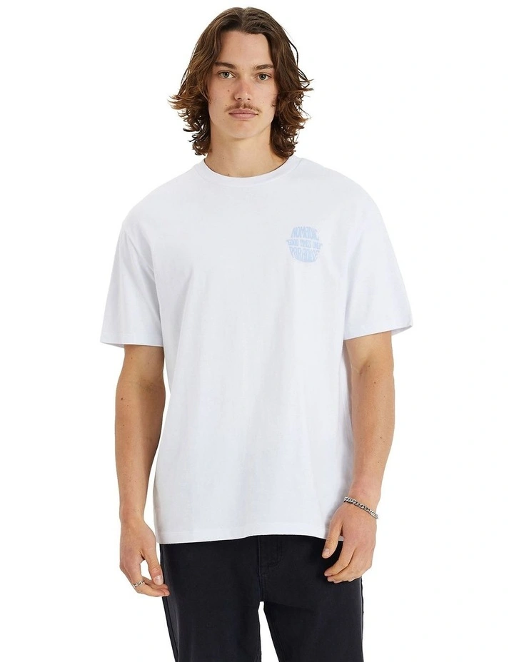 Exhale Relaxed Tee in Optical White