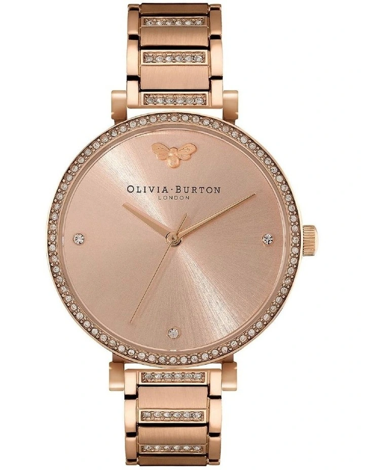 Belgrave Stainless Steel Watch in Blush Sunray