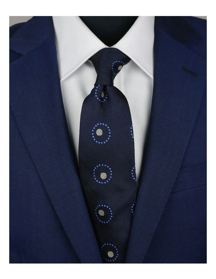 Poney Spot Tie in Navy