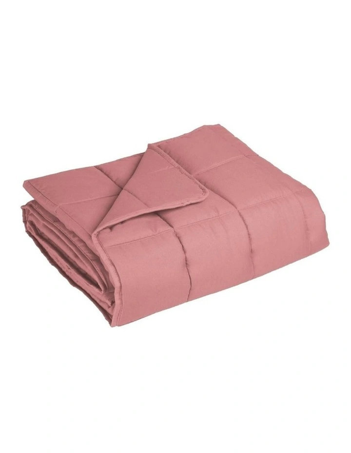 Adults Gravity Heavy Relax Weighted Blanket 9kg in Light Pink