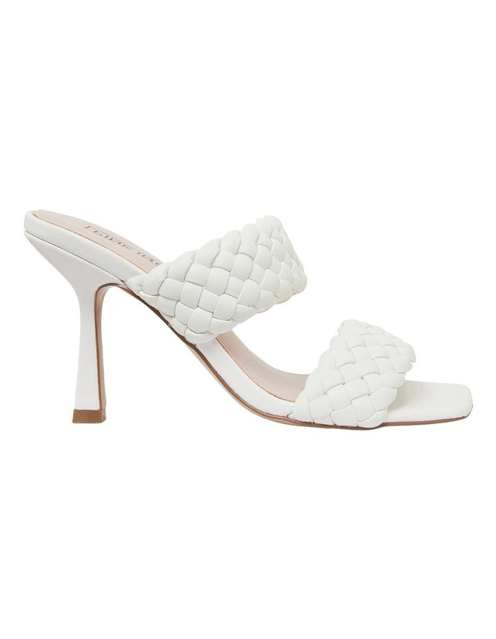 Jacinta White Weave Glove Sandals