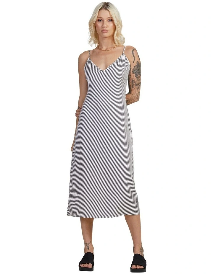 Eclipse Everyday Midi Dress in White