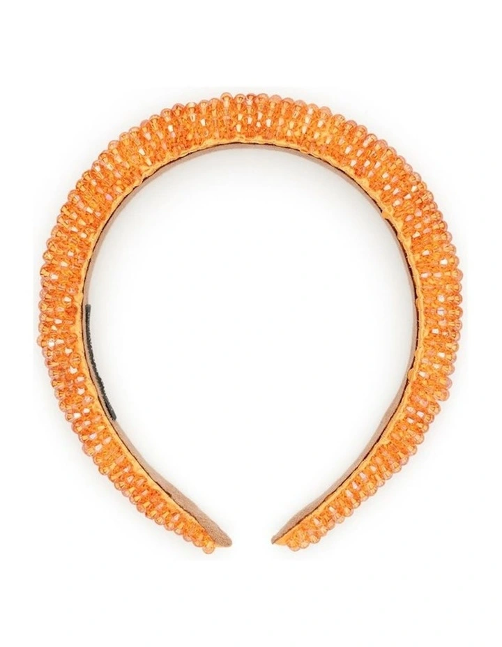 Harlow Headband in Orange