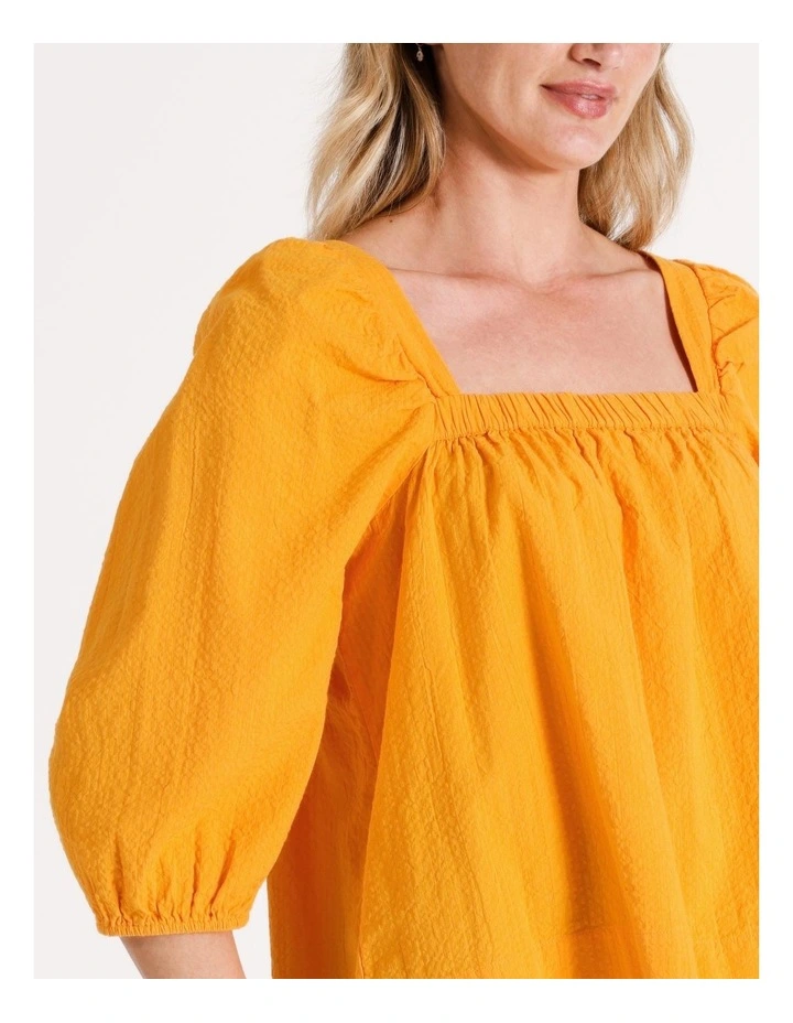 Macia Cotton Top in Radiant Yellow