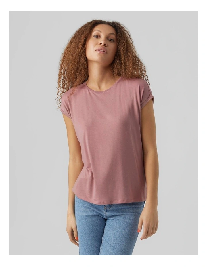 Ava Short Sleeve T-Shirt in Pink