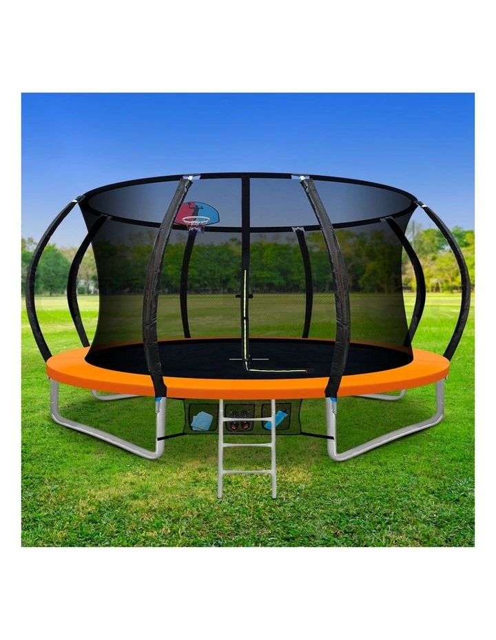 12 Foot Trampoline in Orange