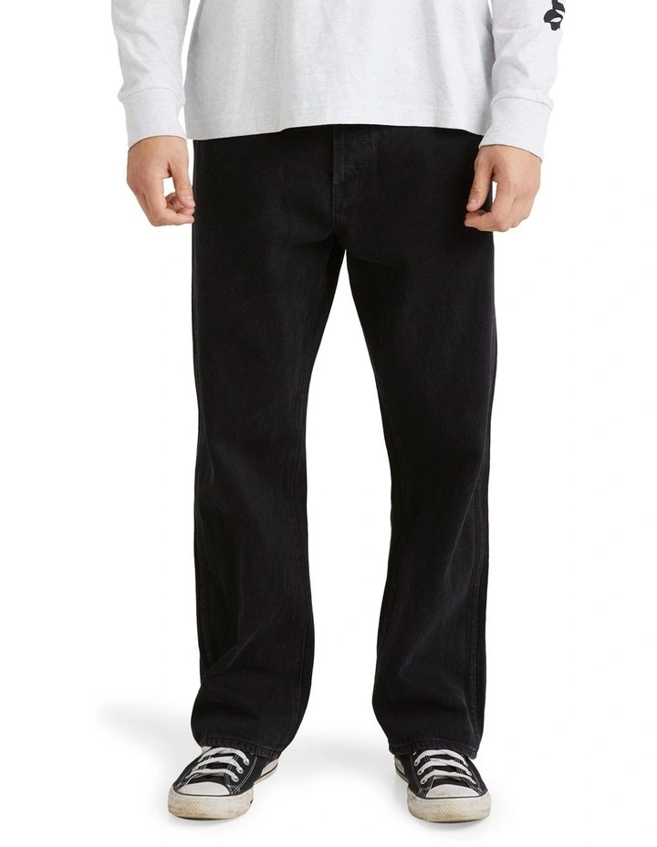 Americana Dayshift Denim Jeans in Black Rinse