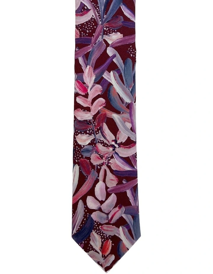 Protea Tie Gift Set in Purple
