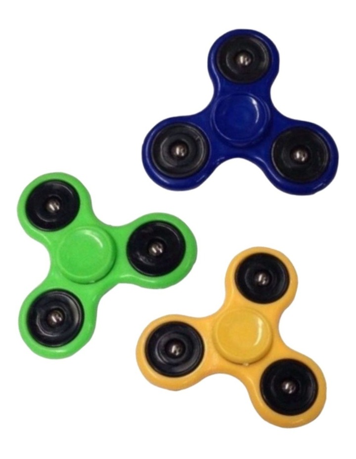 Fidget Hand Finger Spinner Toys 3 Piece in Multicolor