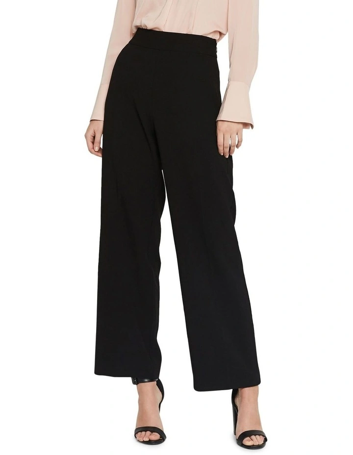 Night Life Wide Leg Pants Black