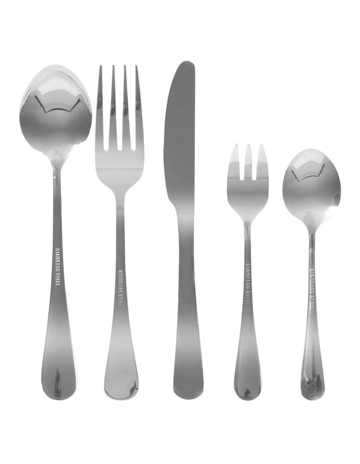Cutlery Set Stainless Steel Knife Fork Spoon 30 Pieces