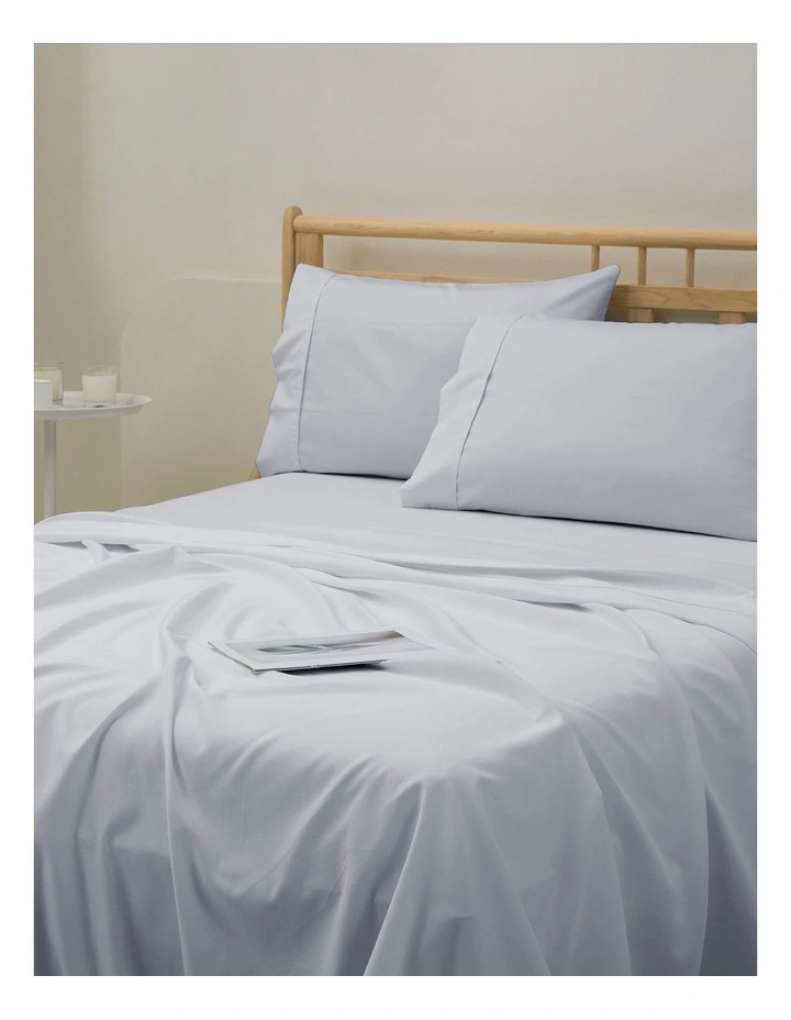 1500TC Cotton Rich Sateen Sheet Set in Dove Grey