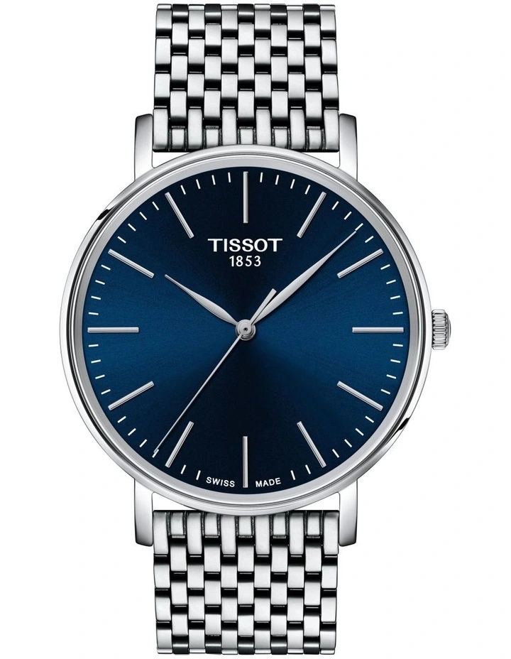 Everytime 40mm T1434101104100 Watch in Blue