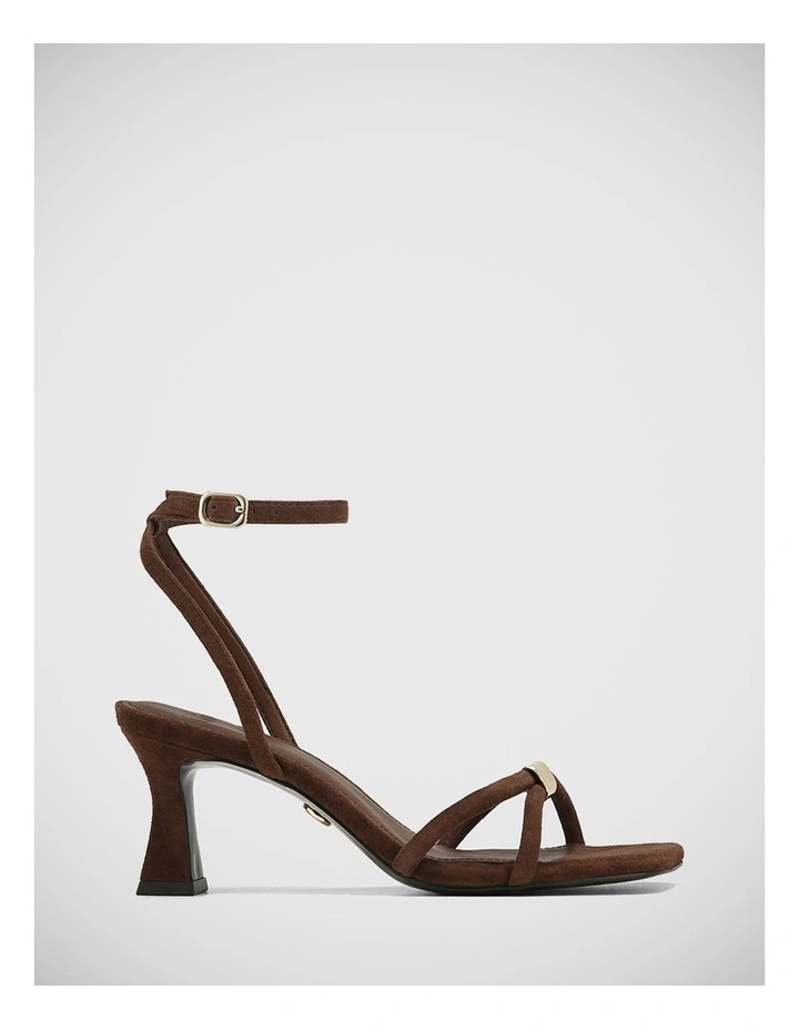 Kendall Suede Sandal in Espresso