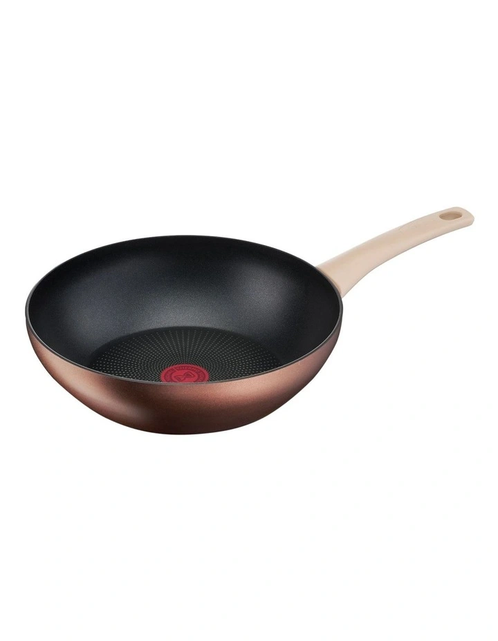 Induction Non-Stick Wok 28cm in Bronze