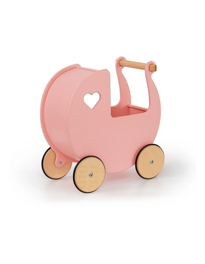 Classic Dolls Pram Wooden Toy