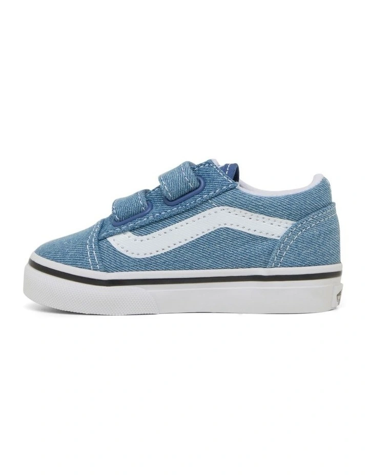 Old Skool V Denim Infant Sneakers in Denim
