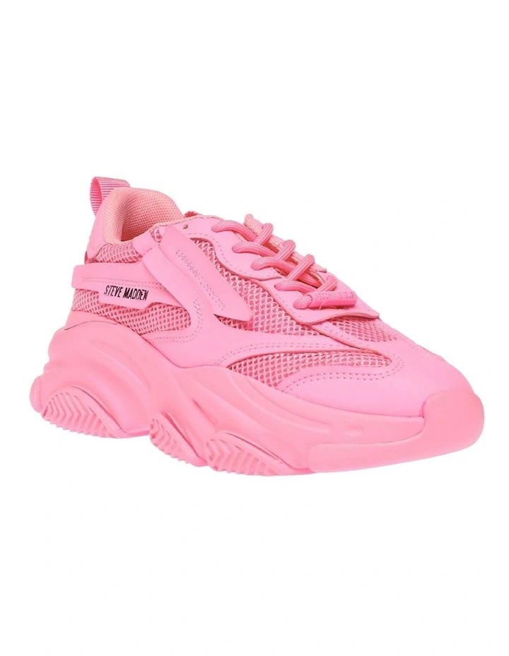 Possession Sneaker in Hot Pink