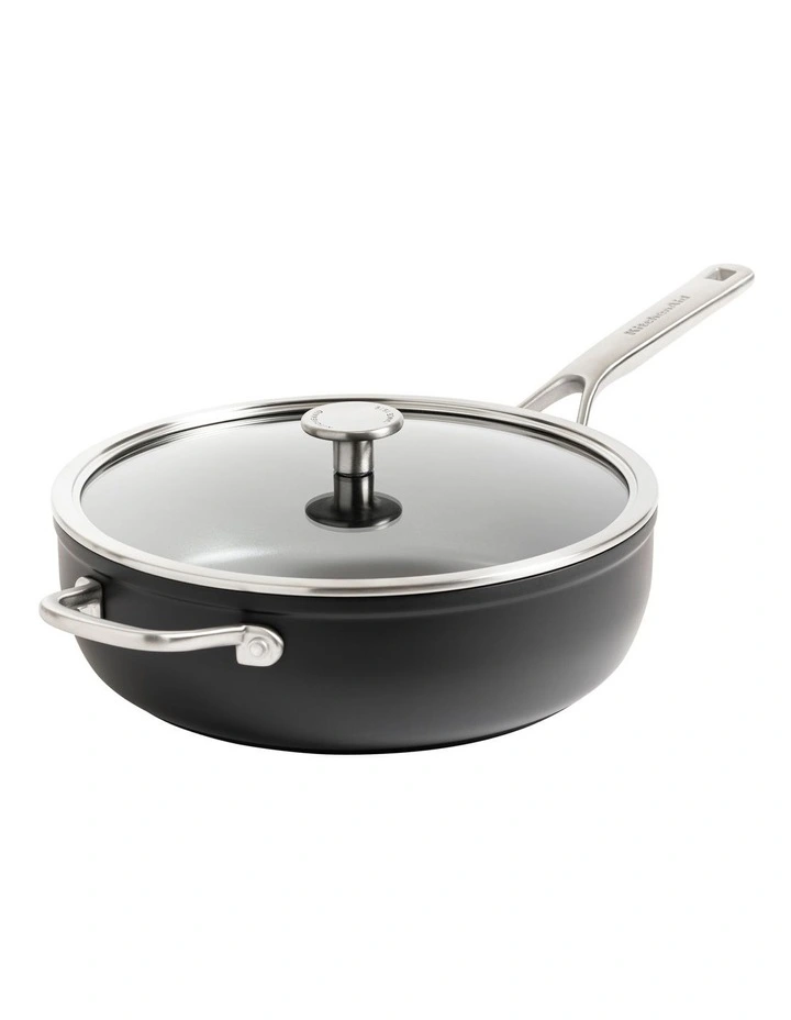 Forged Hardened Aluminium Skillet in Black