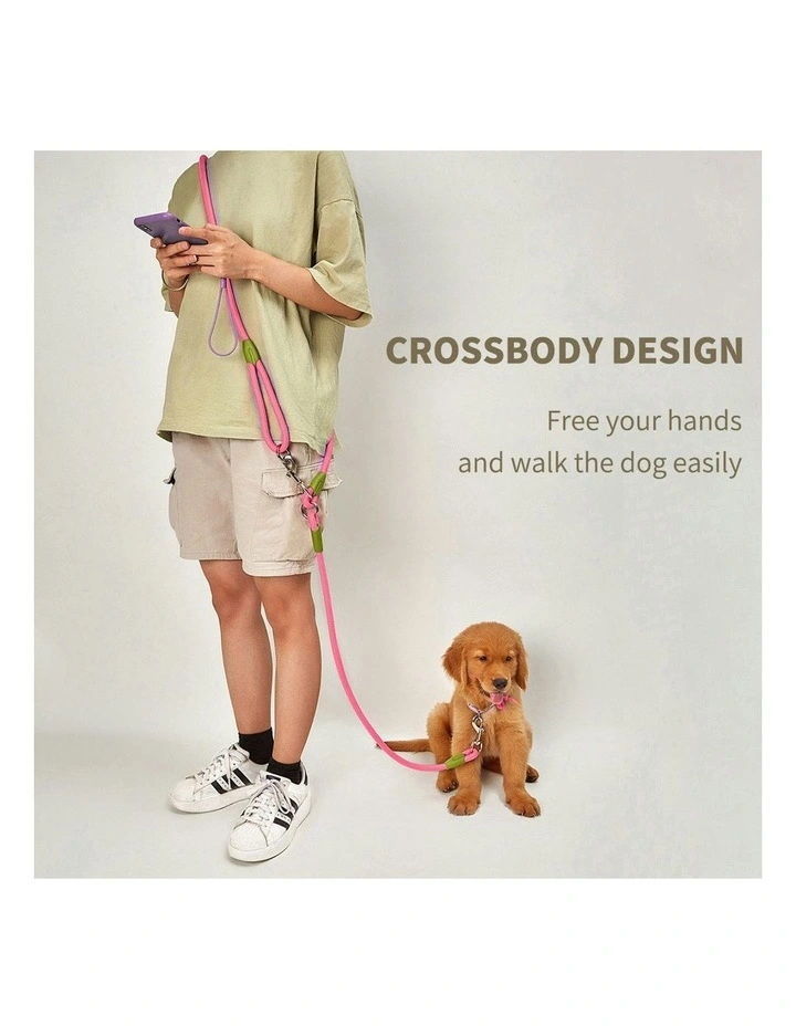Multifunction Hands-Free Rope 220cm in Pink