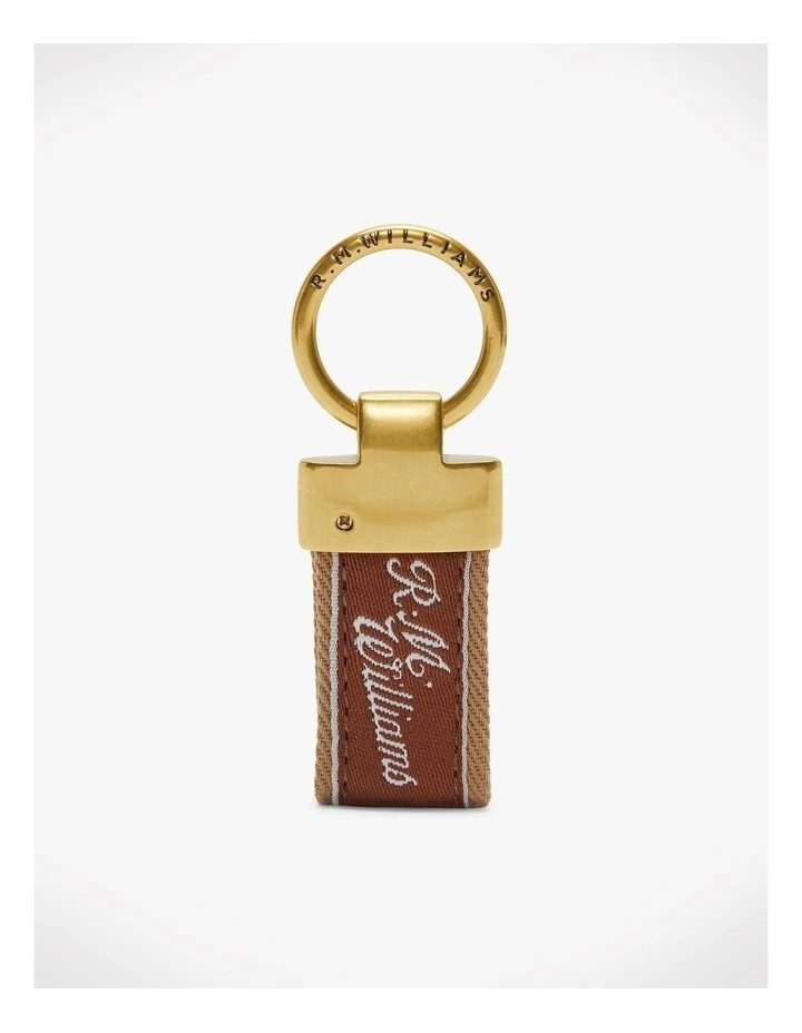 Clarendon Keyring in Chestnut