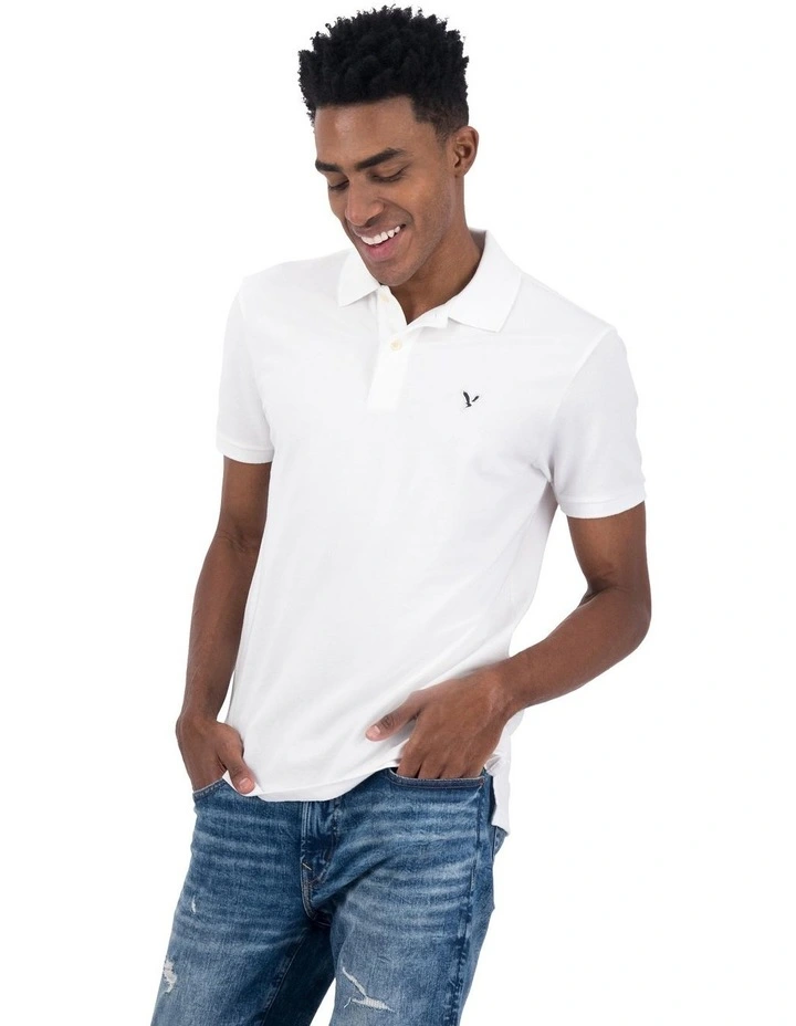 Flex Polo Shirt in White