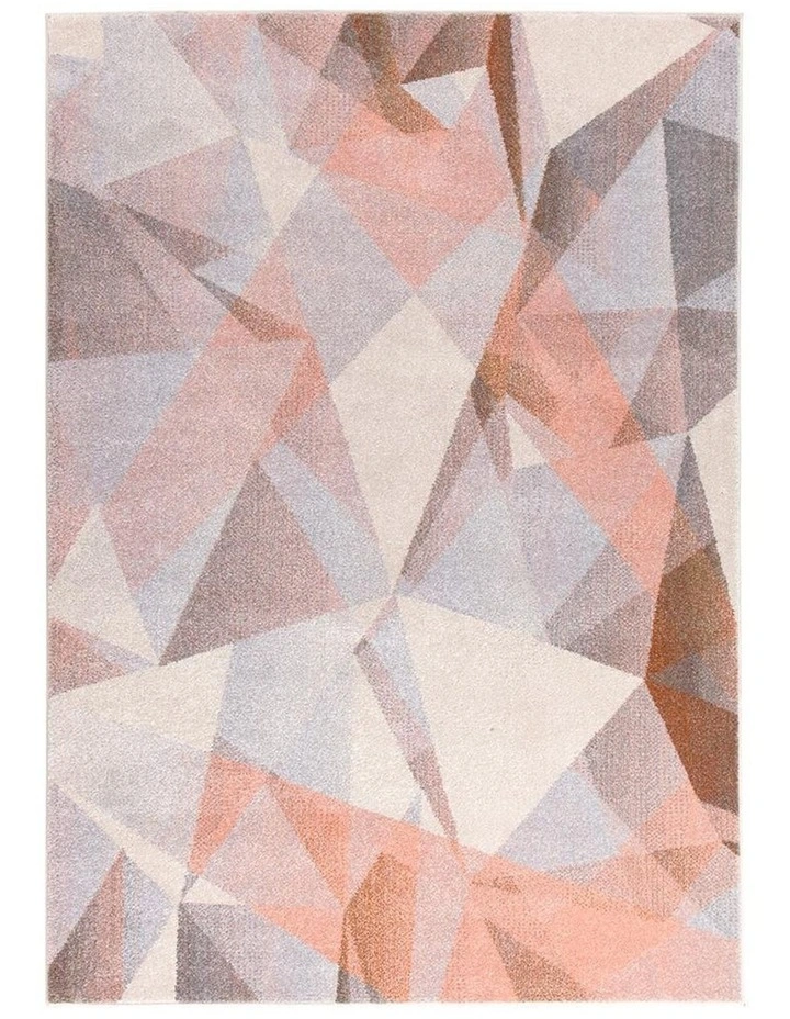 Dimensions Divinity Shatter Modern Rug in Blush