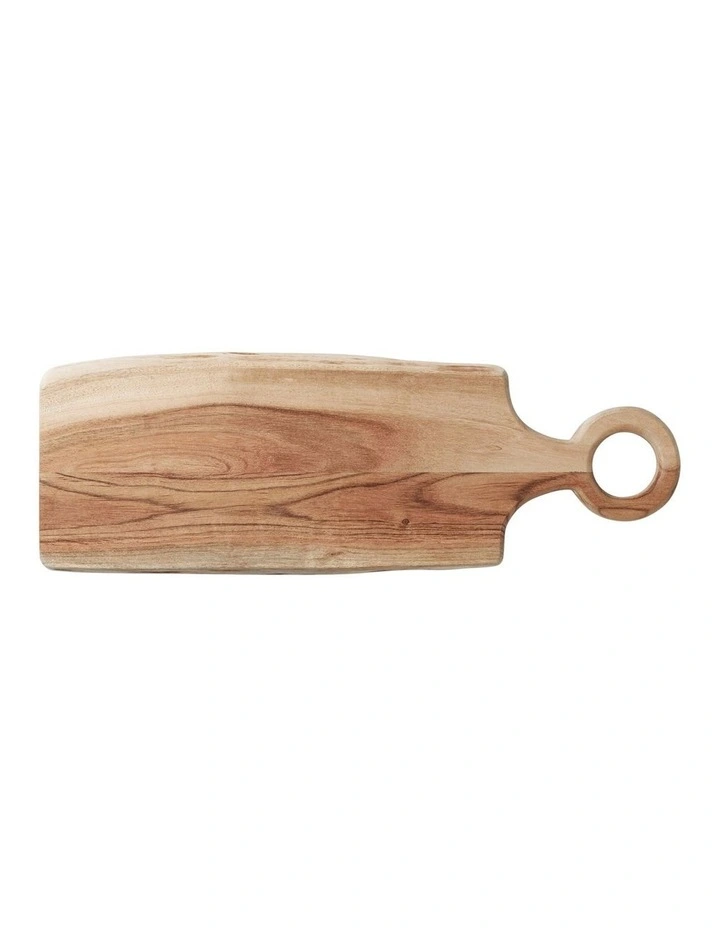 Menara Rectangular Serving Paddle 57x18cm in Brown
