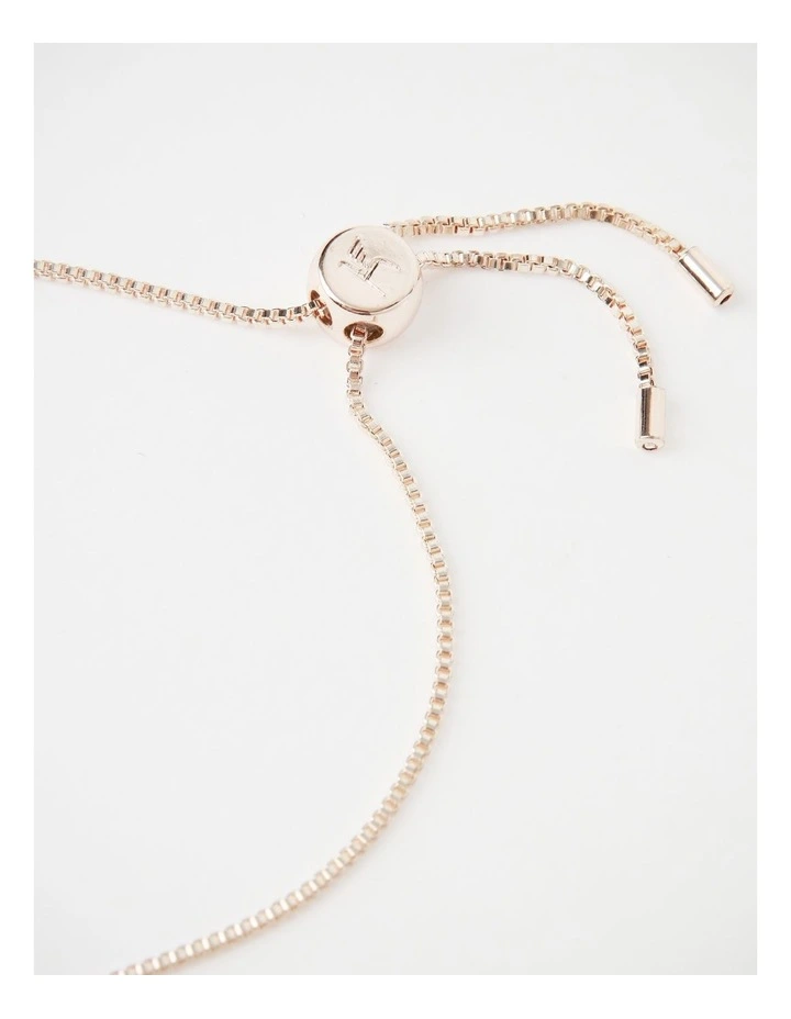 Lucent Toggle Rose Gold Plated Bracelet