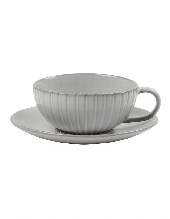 Hostess Teacup and Saucer 250ml/15cm in Blanche