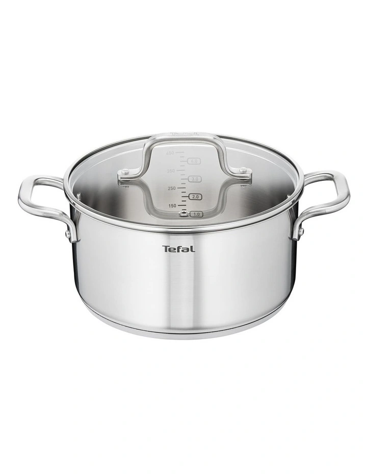 Virtuoso Induction Stewpot With Lid 24cm/5.3L in Stainless Steel