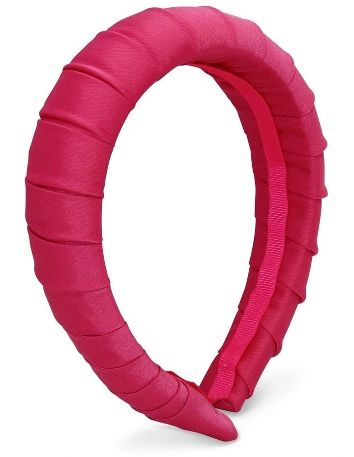 Betty Headband in Hot Pink