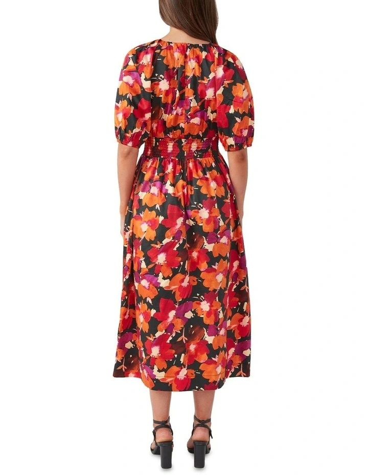 Flamingo Renaissance Dress in Print