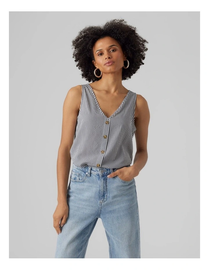 Bumpy Cotton Stripe Shirt in Multi