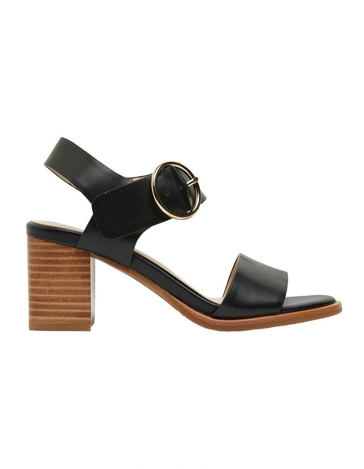 Bolivia Sandals in Black Leather