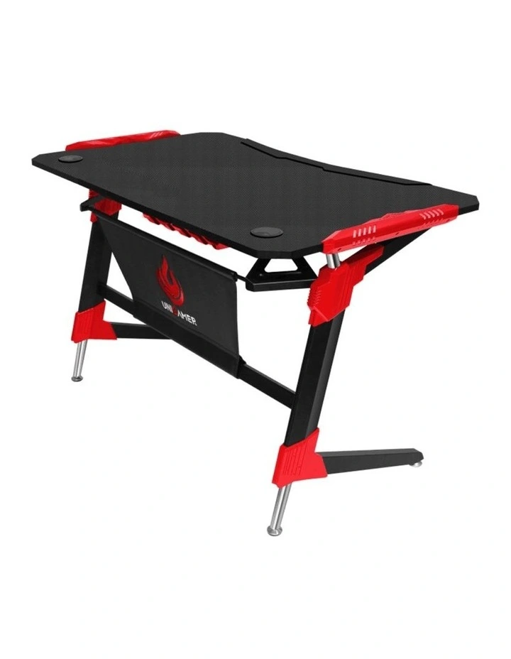 RBB Ergonomic Gaming Desk In Red