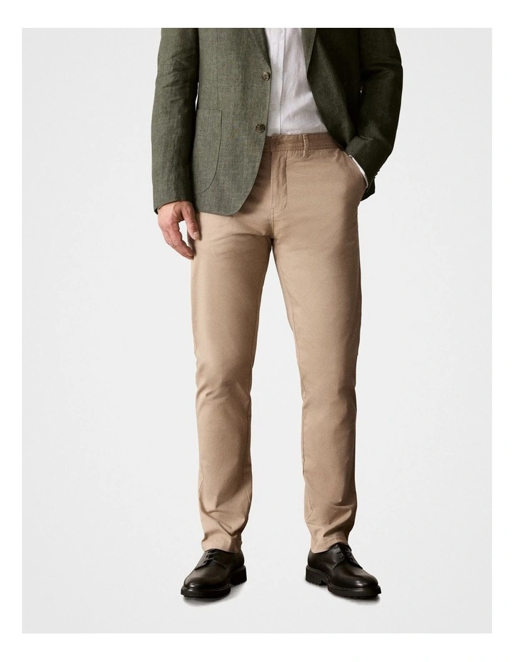 Regular Chino Pant in Taupe