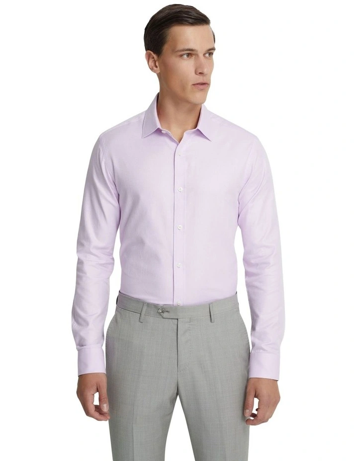 Beckton Twill Shirt in Lilac