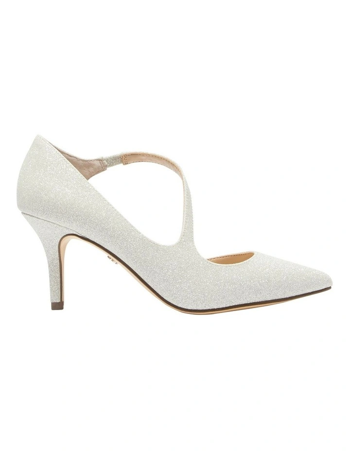 Thelma Heeled Shoes in Silver