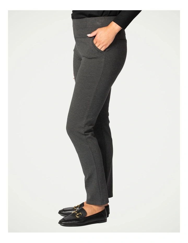 Super Ponti Pull On Pocket Pant in Charcoal