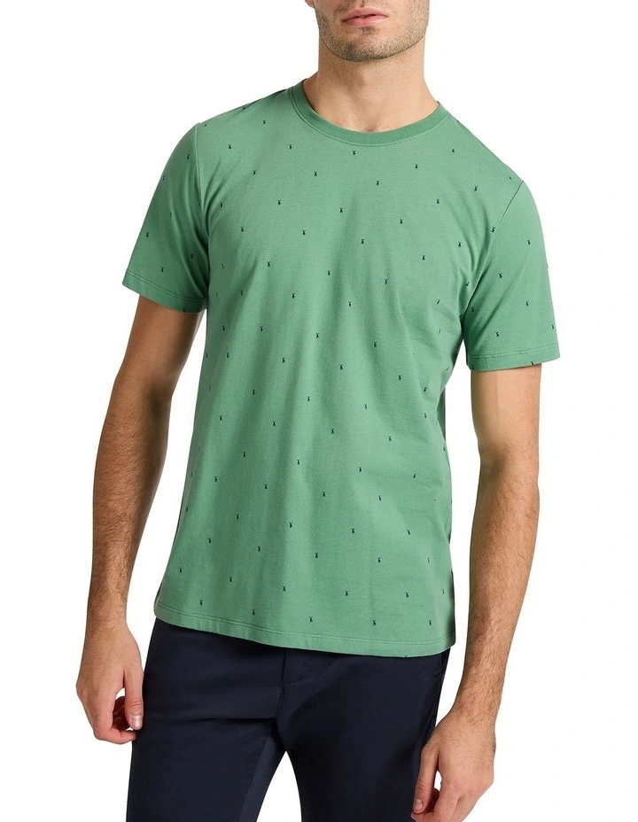 M-elk My Heart Tee in Frosty Spruce