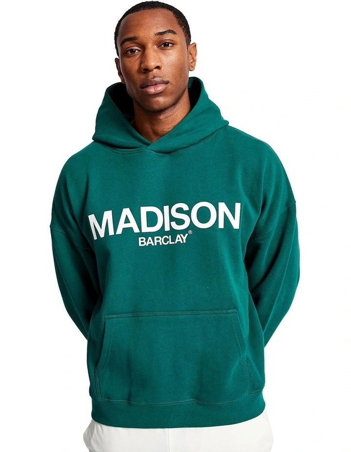 Ocean Av Hoodie in Forest