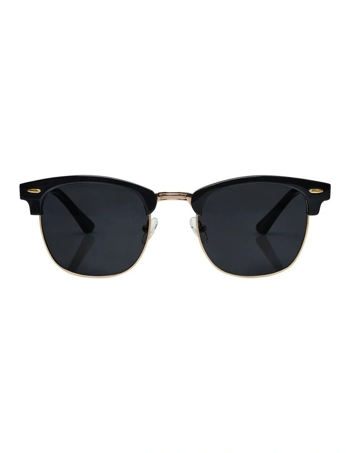 Justin Retro Sunglasses in Gold