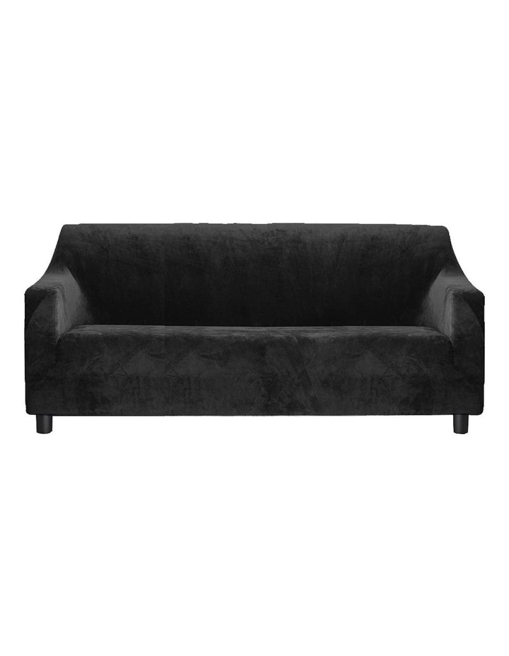 Marlow 4-Seater Comfortable Sofa Cover in Black