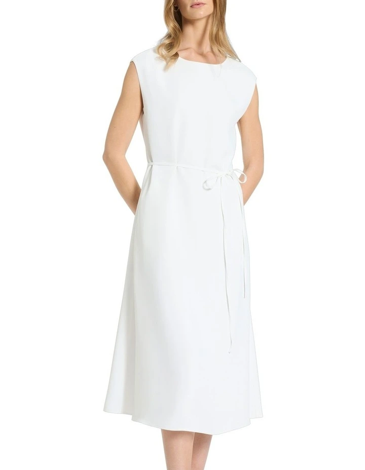 Chantal Midi Dress in Ivory