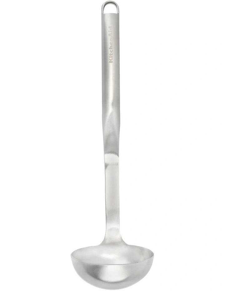 Stainless Steel Ladle in Silver