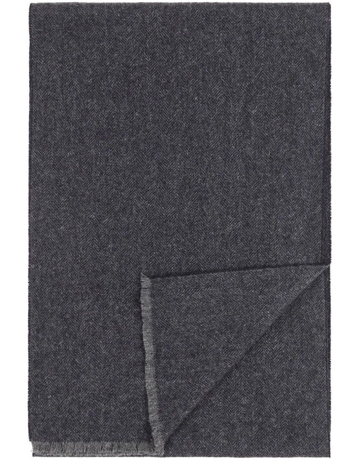 Lawes Cashmere Scarf in Navy Multi